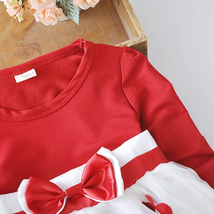 Floral dress with long sleeves