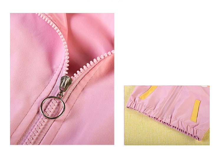 Jaqueta com capuz e zíper